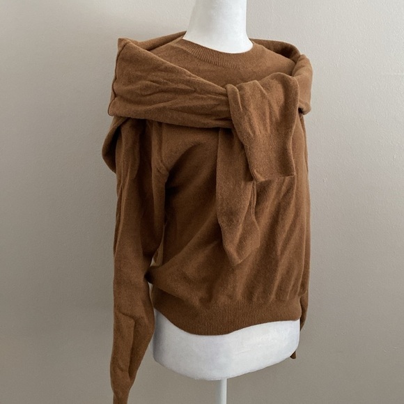 NWOT Octette camel color Concept wool sweater - Picture 3 of 11